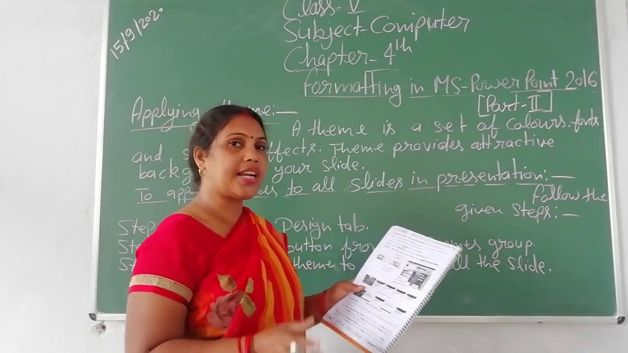 Class-5 Computer Chapter-4 By Madhu Srivastava - YouTube