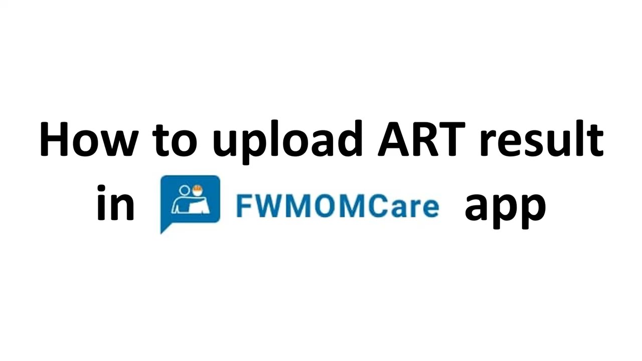 How to Upload ART test In FWMOMCare APP Singapore YouTube