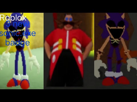 how to get 3 new badge in sonic.exe rp+pvp - YouTube