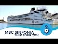 MSC Sinfonia Ship Tour (post Rinascimento)