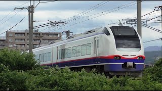 特急しらゆき３号新潟行き【4K】E653系H201編成53M信越本線下り