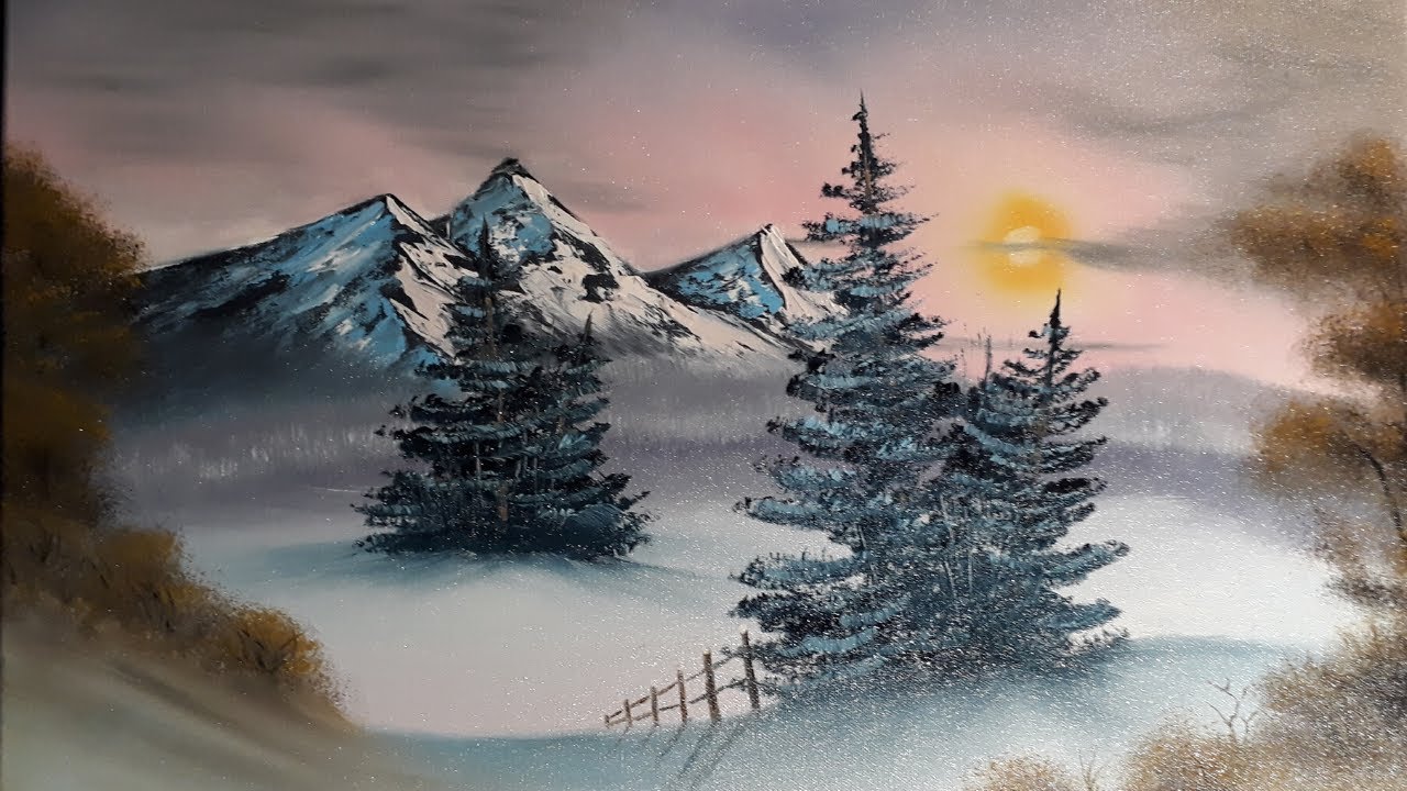 Peinture numérique à faire soi-même - Paysage estival - montagne