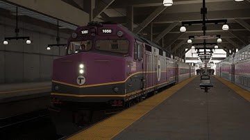 Train Sim World 5: Operating MBTA service P511 to Worcester - F40PH-3C