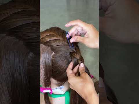 ✨ Rabo de Cavalo + Trança no Topo = Combinação Perfeita!