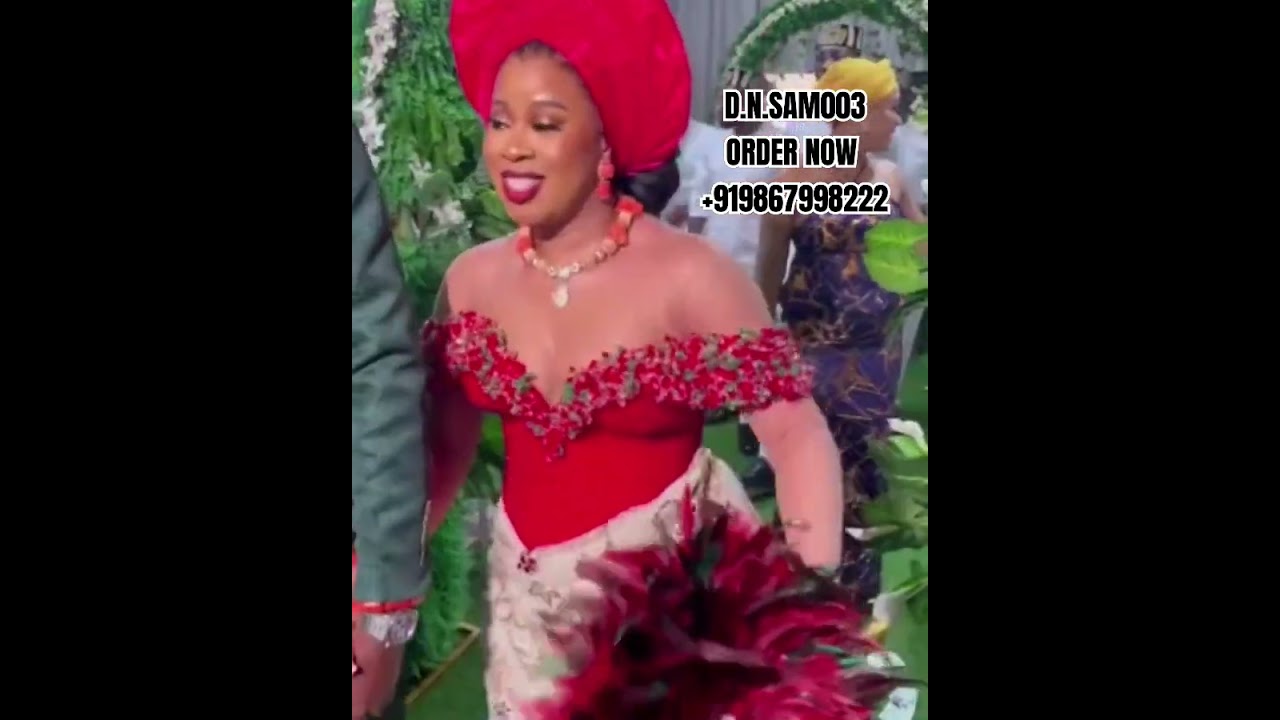 Luxury Designer crystal work George wrapper fabric 