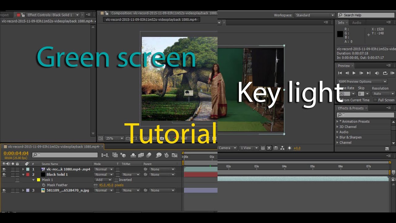 Green screenKey light tutorial advance YouTube