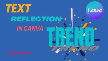 Master Canva Text Reflection in Seconds! Quick & Easy Tutorial [2024]