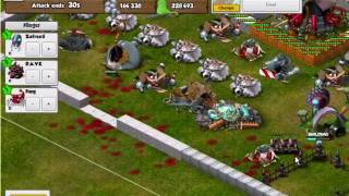 Backyard Monsters: Zafreeti + D.A.V.E. = Destruction