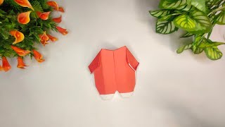 Origami baby clothes || baby dress