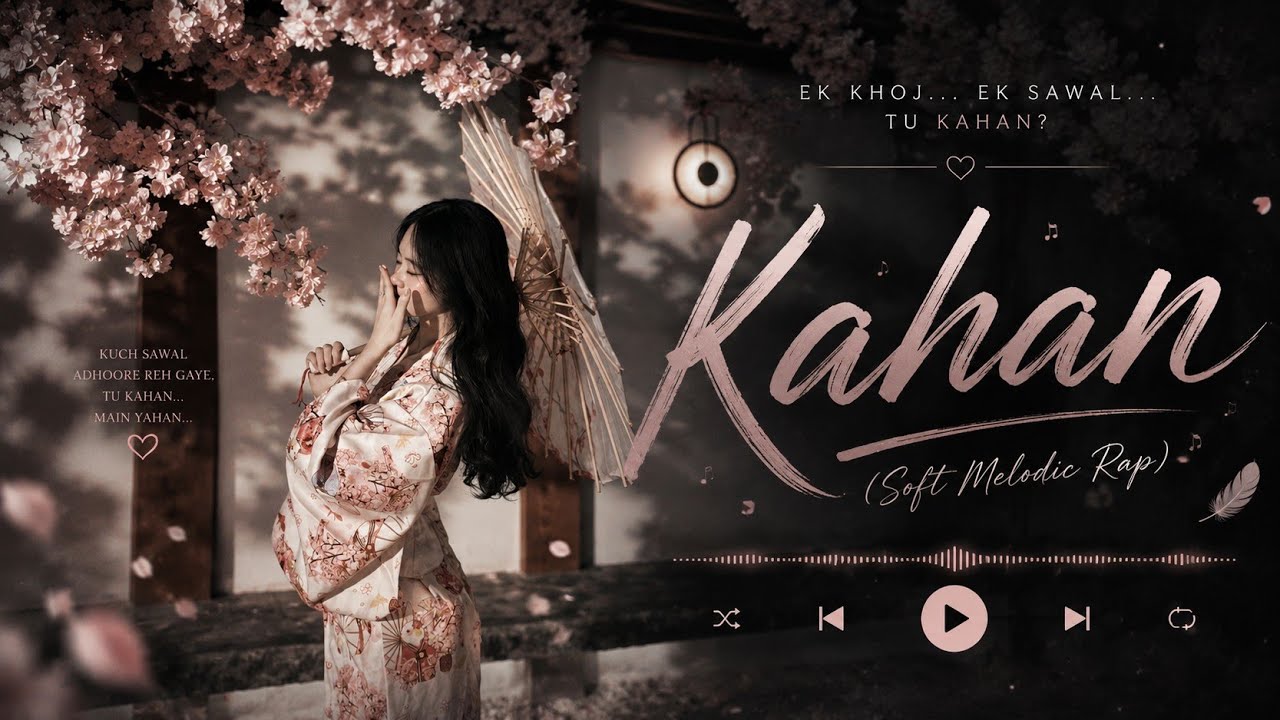  "Kahan" (Soft Melodic Rap) | hindi | #viralaudio #trending #channelpages #videofeed #hindisong 