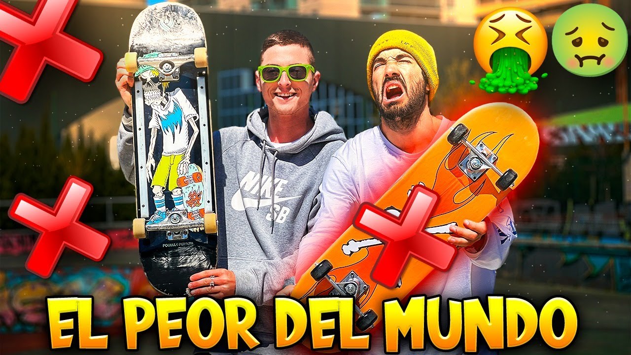 EL PEOR SKATE DEL MUNDO/ skate de 10 $