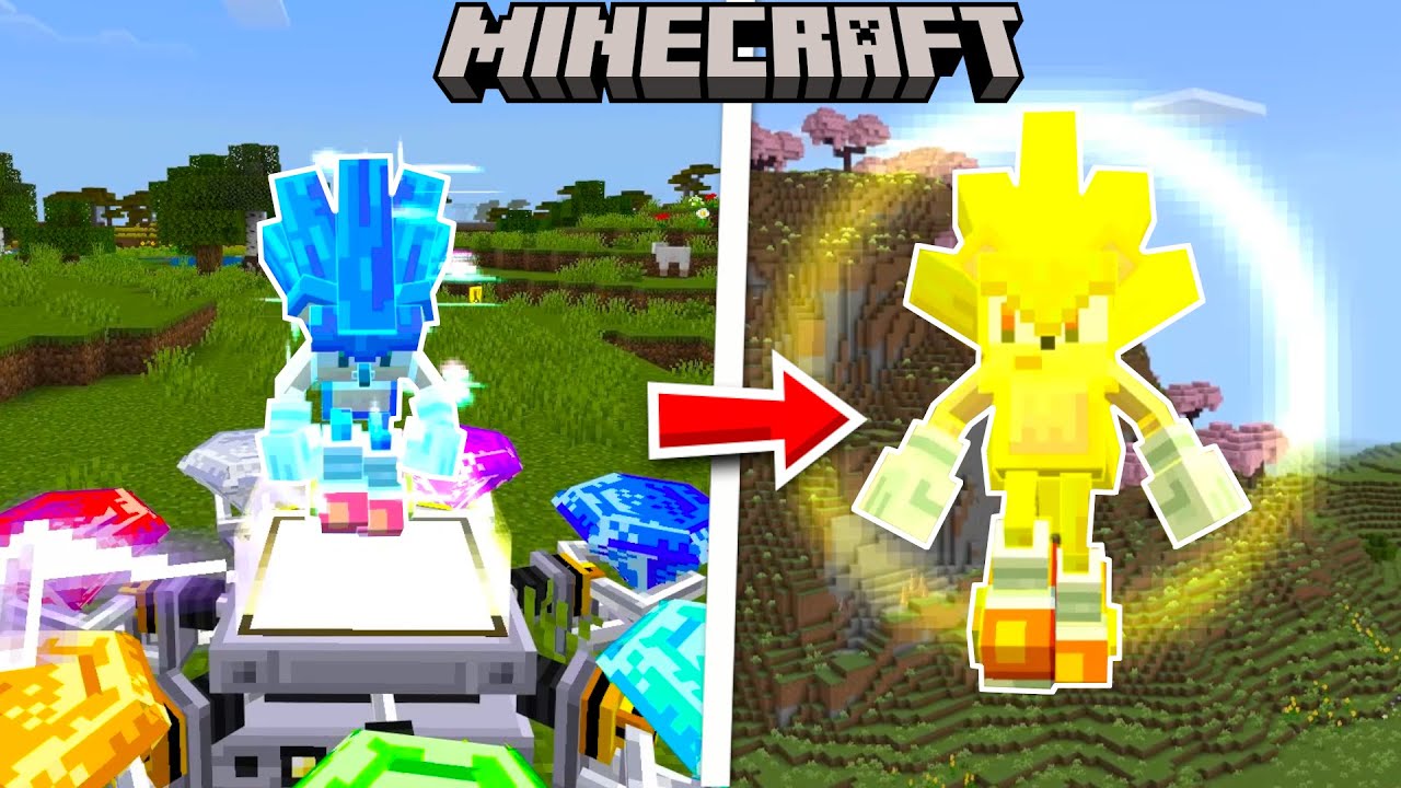ATUALIZOU! O ADDON DO SONIC ESTÁ INCRÍVEL!! MINECRAFT MCPE