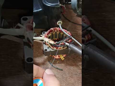 cara menyolder spul kipas angin yang putus hampir gak kelihatan #teknisidigital #kipasangin