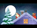 Santa Claus hurry for Christmas. Christmas songs & funny joke animation