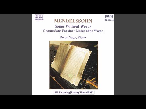 Lieder ohne Worte, Book 6, Op. 67: No. 32 in F-Sharp Minor, Op. 67, No. 2