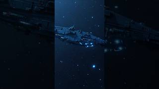 Massive Sci-Fi Spaceship 4K | Futuristic Reboot Core Drifting in Space 🚀