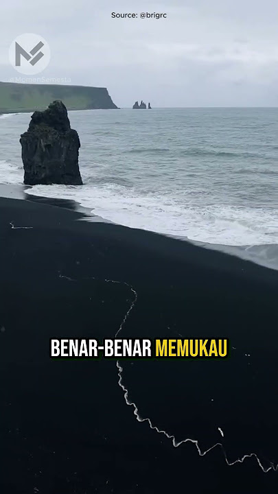 Pantai Pasir Hitam, Lebih dari Sekadar Indah? #faktadunia #keajaibanalam #islandia