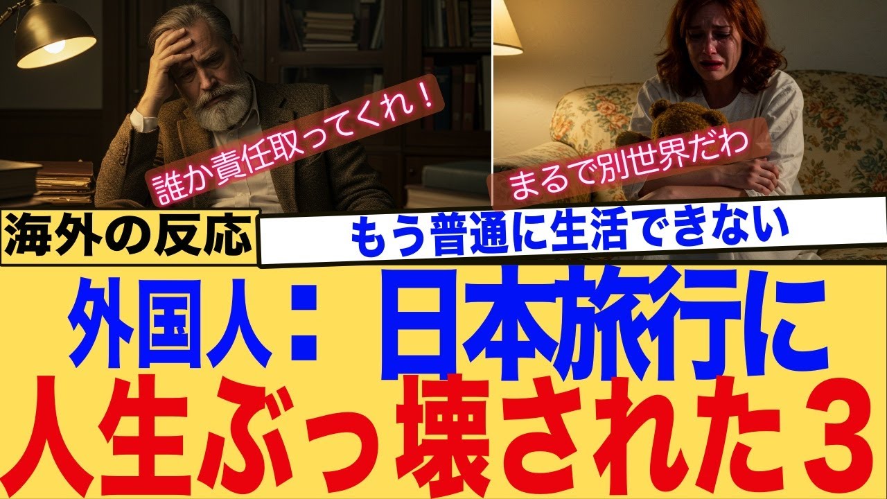 【海外の反応】衝撃！！“日本旅行”が人生を狂わせた理由が悲惨過ぎた3