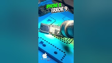 Error 9 in 10 fixed || Iphone x memory error fixed #imasteriphonerepair #shorts #iphonex