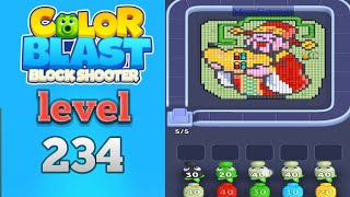 Color Blast Block Shooter level 234 gameplay walkthrough solution  screenshot 5