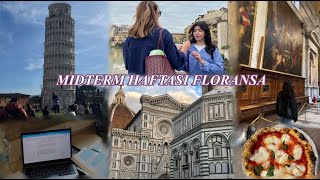 MIDTERM HAFTASI FLORANSA KAÇAMAĞI // FLORANSA VLOG, midterm haftası, okul, alışveriş, Pisa