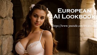 [4K] Ai Art European Lookbook Model Video-Medieval Stronghold