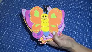 Como fazer borboletas em eva #decoração sala de aula