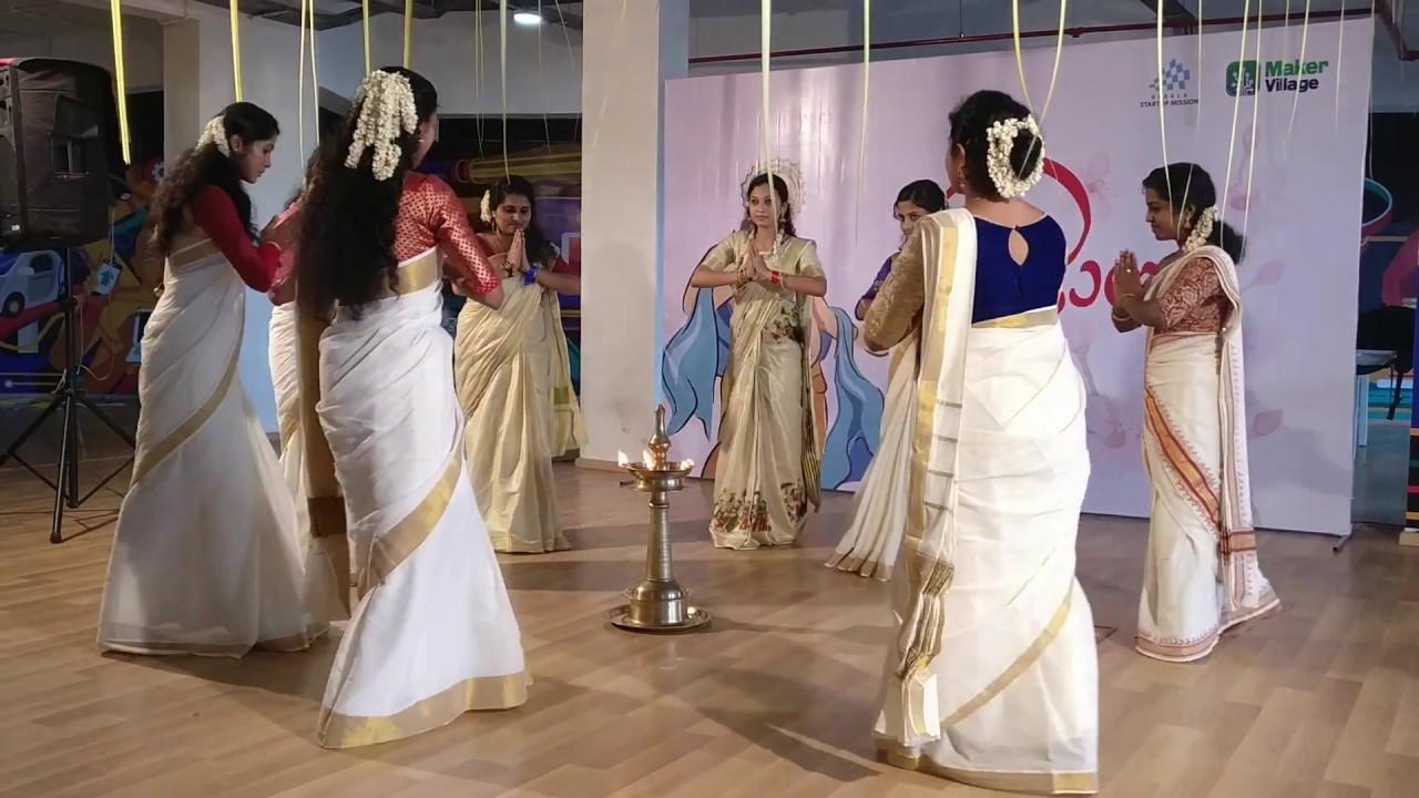 Beautiful Thiruvathira Dance Performance  Onam Celebrations