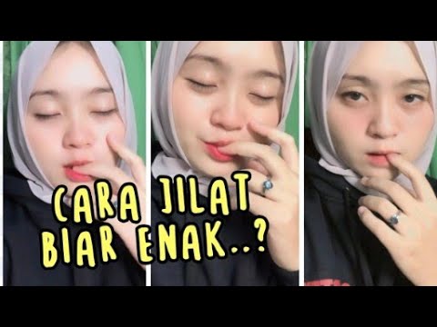 cewek hijab jilmek live tutorial