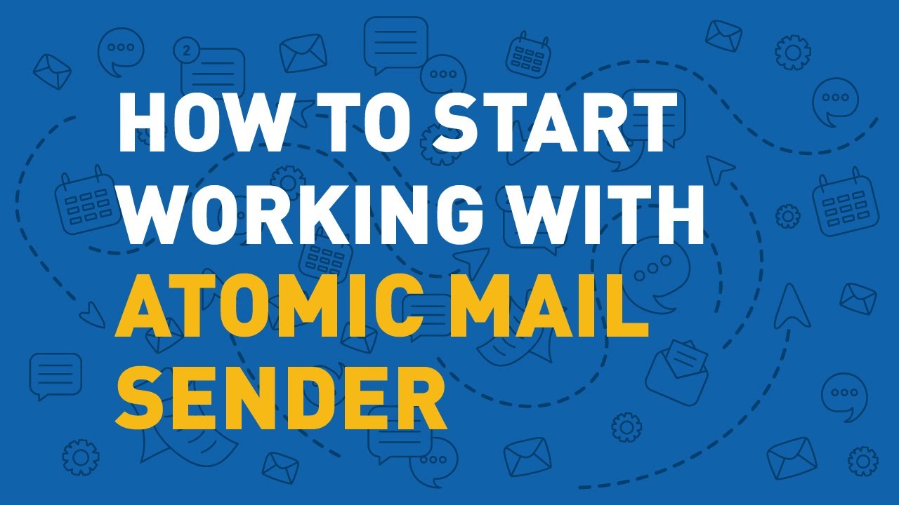 How to start working with Atomic Sender version 8