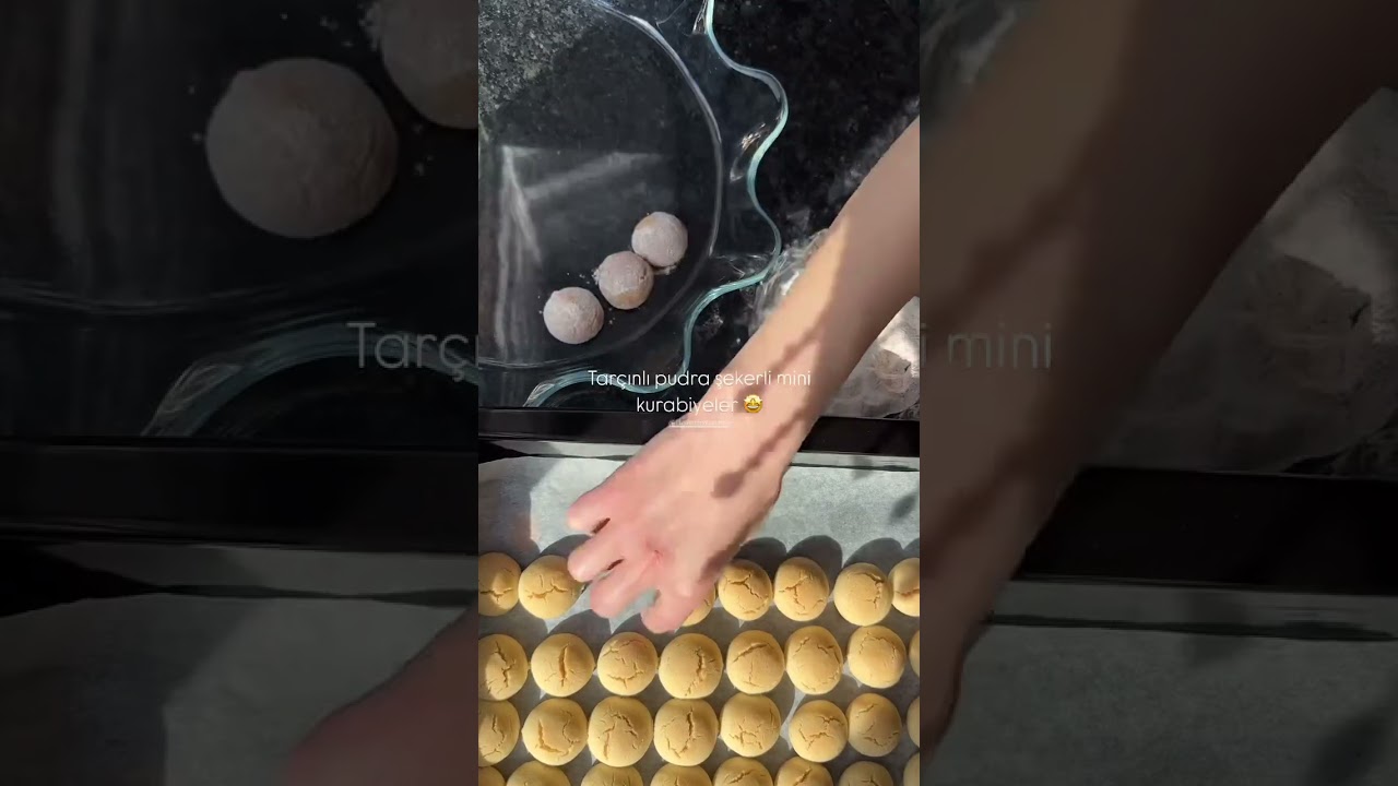 🔽 Tarifi görmek için buraya tıkla! 🍪✨ En Kolay Mini Kurabiye Tarifi 😍 Fırın Çalışsın! 🔥 #kurabiye