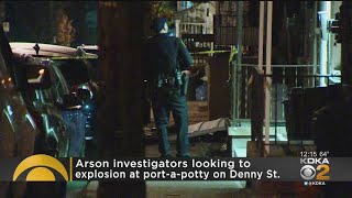 Arson Investigators Looking At Lawrenceville Port-A-Potty Explosion