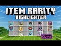 Item Rarity Highlighter V0.1 - Texture Pack Minecraft Bedrock Edition V1.21+