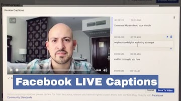 How To EASILY Add Captions To Your Facebook Live Videos