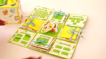 3 Layered Baby Explosion Box From Crack of Dawn Crafts