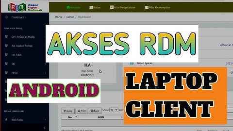 Cara Mengerjakan RDM di Laptop Client ‼️Menjalankan RDM di Android atau Laptop Lain