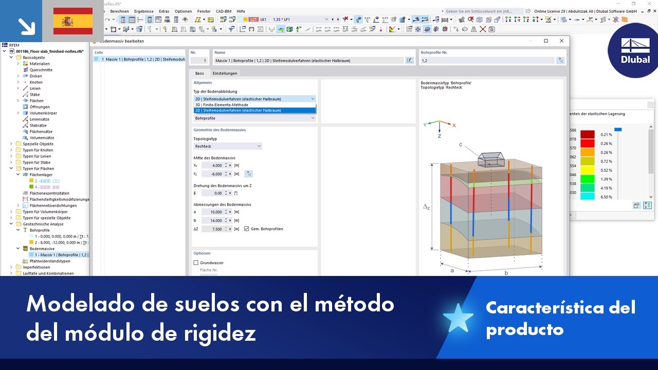 Modelado de suelos con el método del módulo de rigidez - YouTube