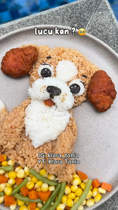 NASI GORENG GUGUK (?) 🤣🐶 WKWK LUCU KAN ? 🥹 COBA RATE DI KOMEN 👉🏻 | Klara Tania #shorts