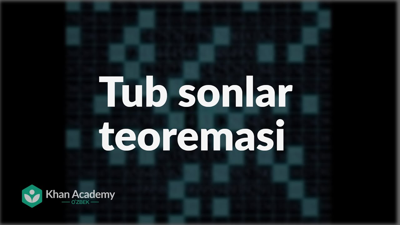 Tub sonlar teoremasi | Kriptografiya | Informatika