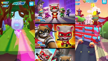 Blue Ginger VS LunarExplorer Angela Turbo Running In Reverse Backwards Challenge Gameplay- Tom Hero