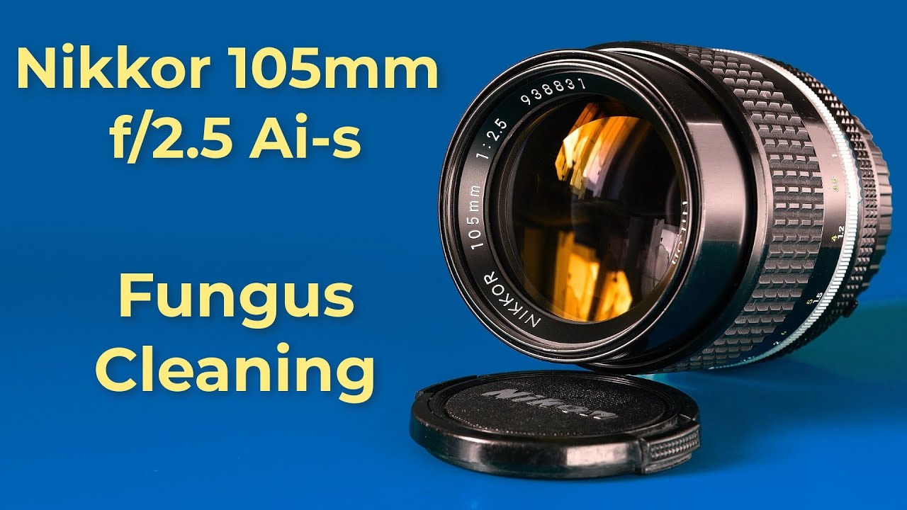 【保証1ヶ月】 Nikon Ai Nikkor105㎜ f2.5 メンテナンス済 Nikon 105mm f/2.5 : fungus cleaning : Lens repair - YouTube