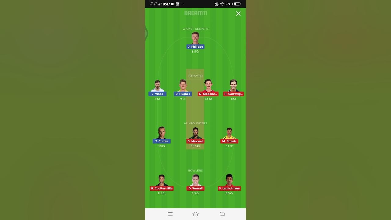MS VS SS DREAM11 TEAM PLAYING11 NEWS YouTube