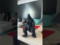 Can you guys watch our Godzilla figure real quick?