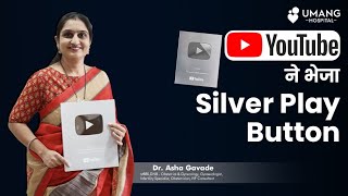 Great Silver Play Button awarded by You tube