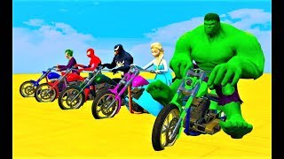 Hello my friend! enjoy today video learn color with motocycle and cars
superheroes | kids videos nursery rhymes bmx & motorcycles super...