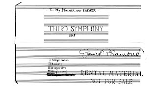 [Score] David Diamond - Symphony No. 3