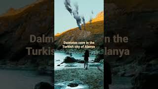 Damlatas Cave near the famous sandy beach Cleopatra in the Turkish resort of Alanya