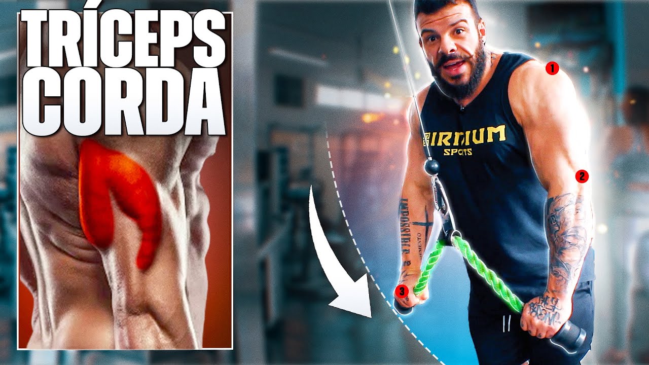 4 DICAS Para Construir Tríceps ENORMES com o TRÍCEPS CORDA YouTube