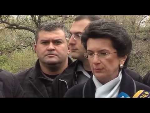 ნინო ბურჯანაძემ გარდაცვლილი პოლიციელის ხსოვნას პატივი მიაგო