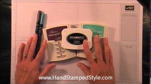 What are the different types of inks for stamping?